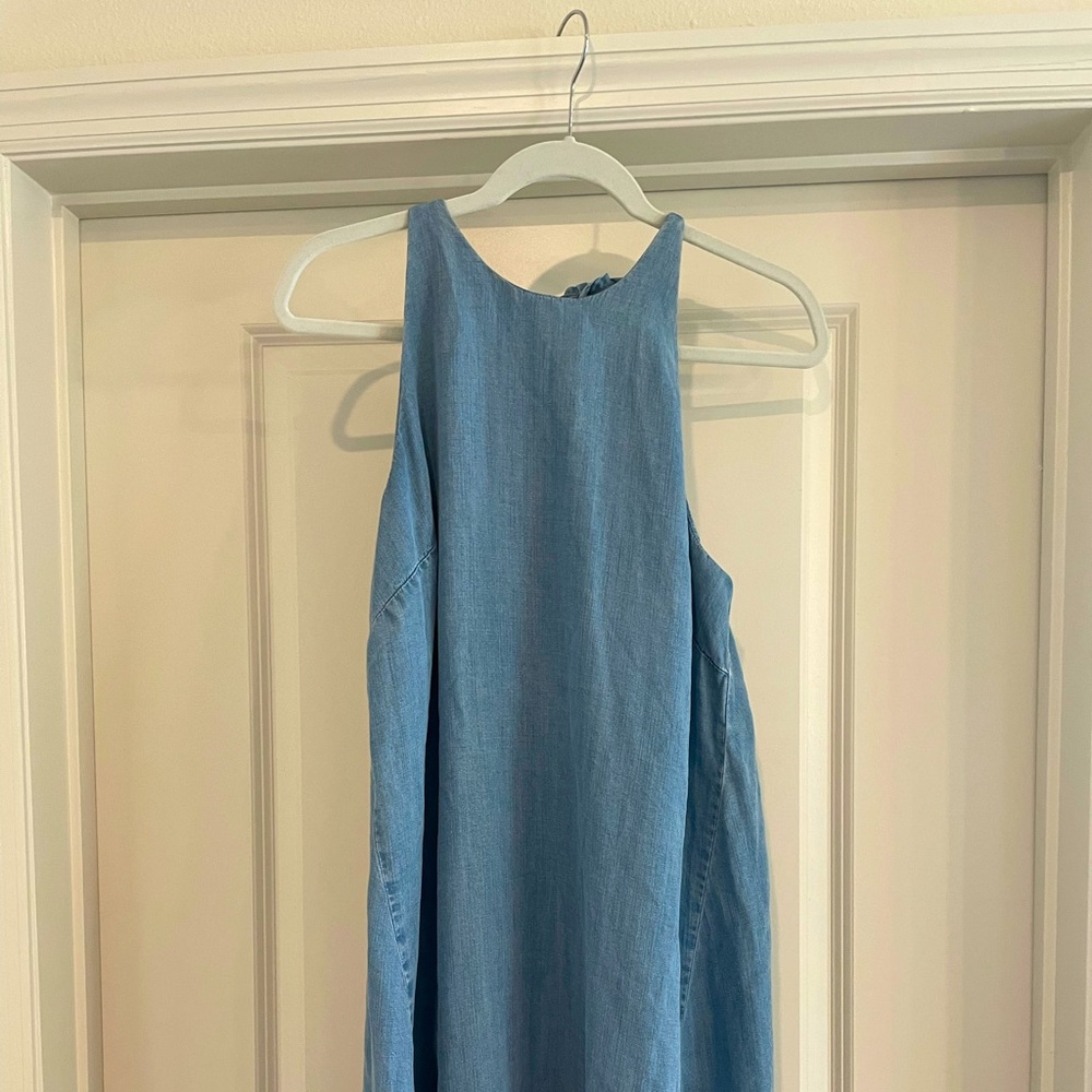 Denim High Low Dress- Size M